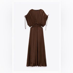 BRAND NEW WITH TAGS! SATIN EFFECT CUT OUT DRESS